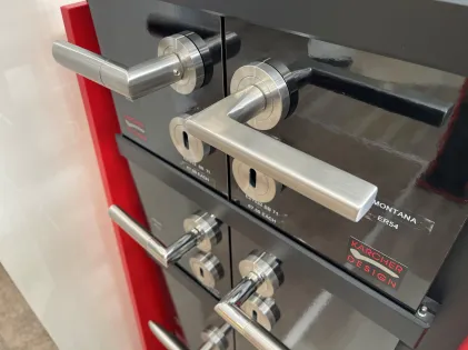 Montana Lever on Rose Door Handles - Karcher SSS