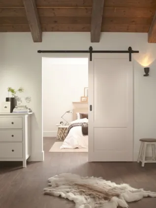 Henderson Rustic Barn Door Sliding Rail Set