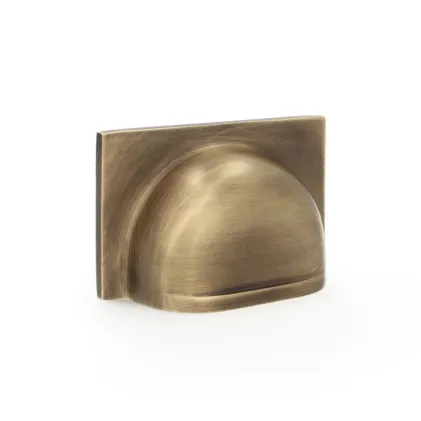 40mm Alexander and Wilks Quantock Cup Handle - Antique Brass