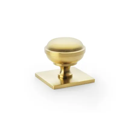 38 x 38mm Quantock Square Backplate - Satin Brass PVD